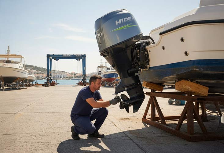 Instalación de motores fueraborda hdea en Barcelona y España