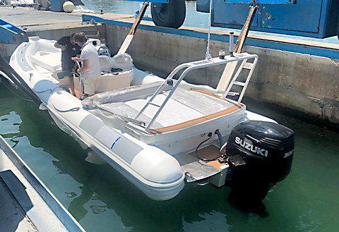 montaje de embarcaciones semirrigidas en barcelona, sistema electrico barcos