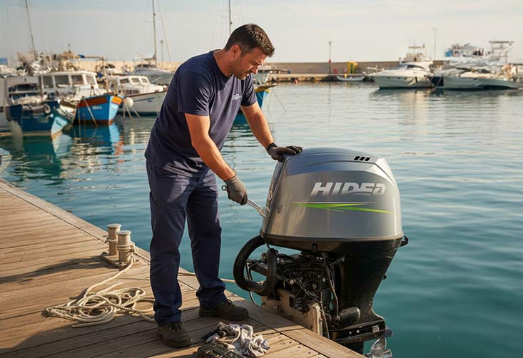 reparación de motores fueraborda hdea en Barcelona y España