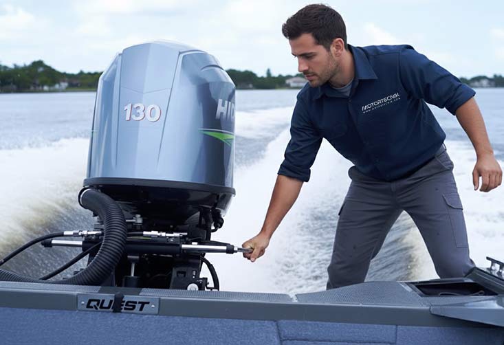 Revisión de motores fueraborda hdea en Barcelona y España